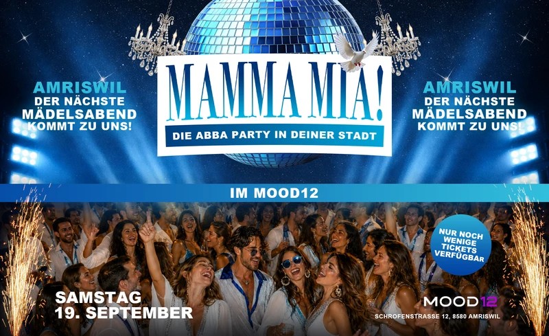 ABBA PARTY - MITSING KONZERT IM MOOD12 IN AMRISWIL
