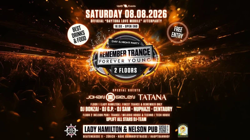 Remember Trance FOREVER YOUNG – Official Daytona Love Mobile Afterparty