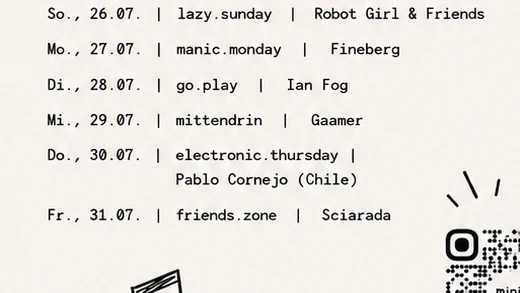 lazy.sunday mit Robot Girl & friends