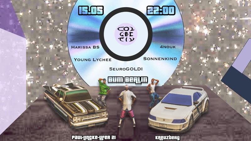 co.llectiv presents: Solirave for asap e.V. w/ 5eurogoldi, Young Lychee and more