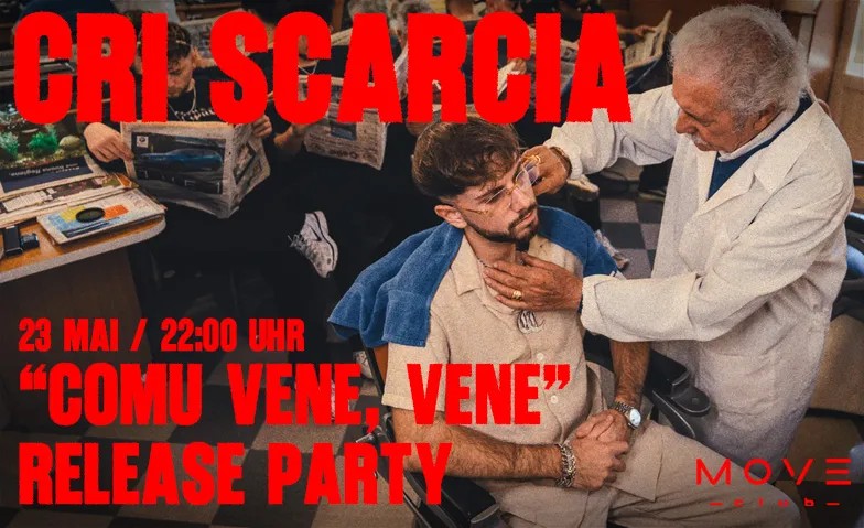 CRI SCARCIA „COMU VENE, VENE EP“ RELEASE PARTY