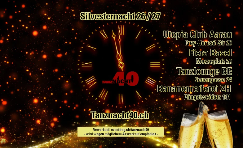 Silvester Tanznacht40 Fiera Basel