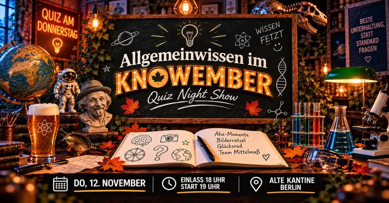 Quiz Night #594.1 - Allgemeinwissen (Quiz im Knowember)