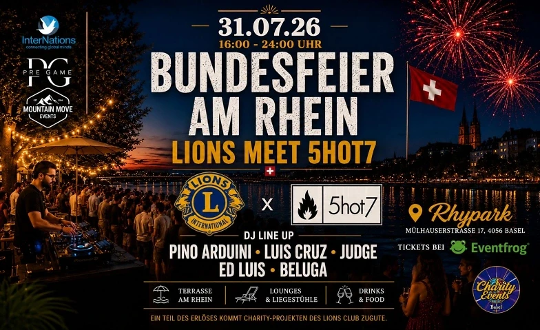Bundesfeier am Rhein - Sip & Dance