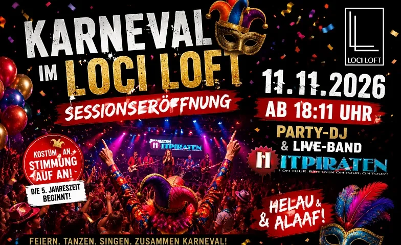 Karnevalsparty 2026 I 11.11.26 I Faschingsparty Berlin