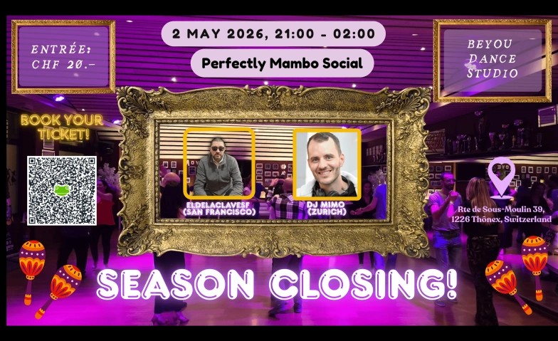Soirée Perfectly Mambo - spéciale fin de saison!