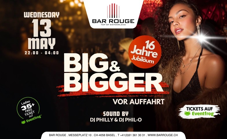 16 Jahre Big & Bigger - Jubiläumsparty