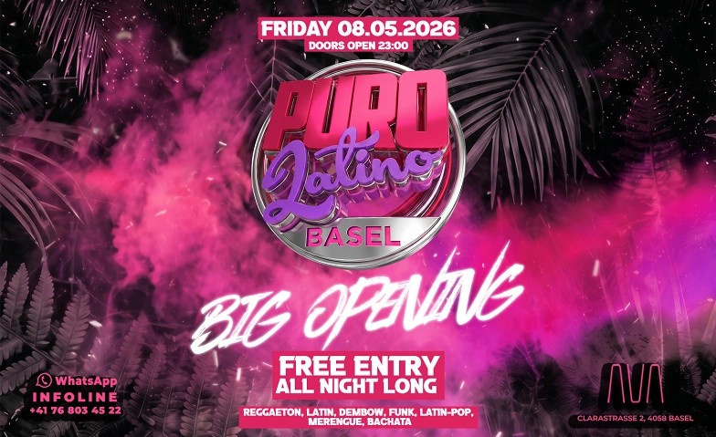 PURO LATINO BIG OPENING - EVERY FRIDAY @ AVA CLUB BASEL