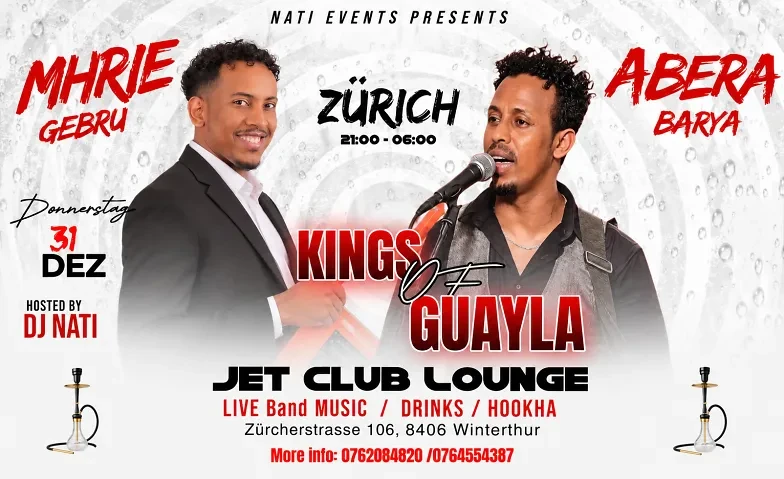 Nati Event Present Kings of Guayla Mhrie Gebru & Abera Barya