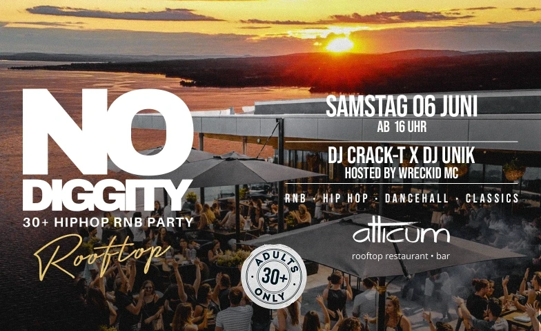 No Diggity Rooftop - 30+ Hip Hop RnB Party // Atticum Tübach