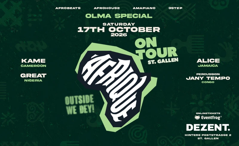 AFRIQUE ON TOUR (OLMA SPECIAL) @ DEZENT. ST. GALLEN