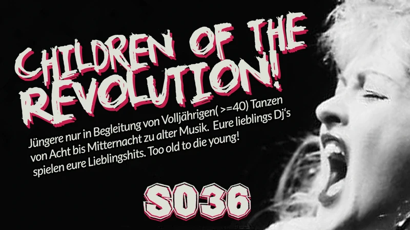 CHILDREN OF THE REVOLUTION - Ü40 Party