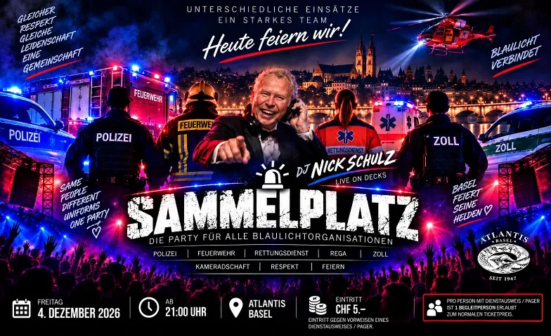 Sammelplatz - Die Party für RetterInnen