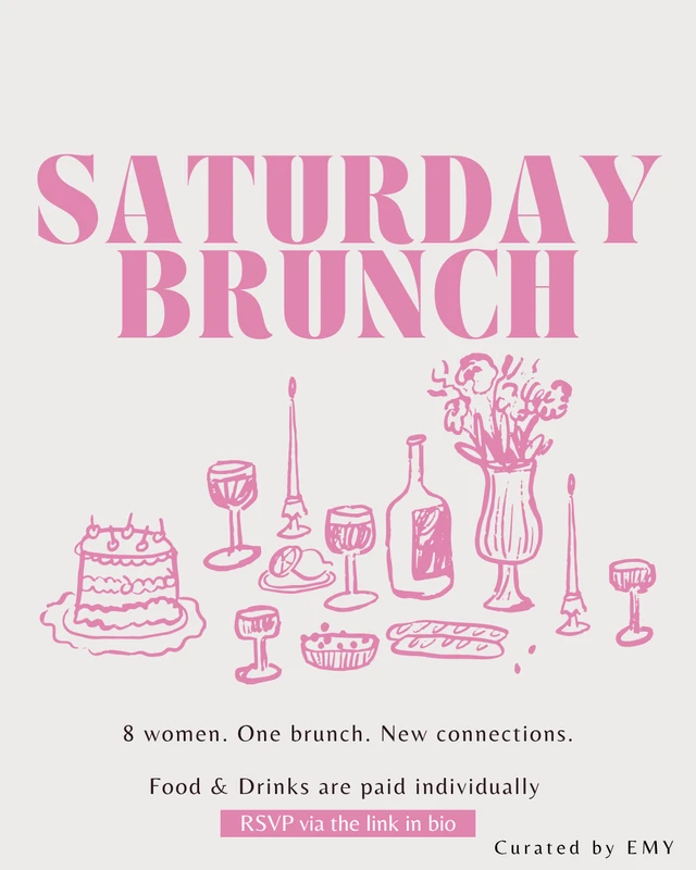Saturday Brunch for Women in Berlin - 8 Seats Only